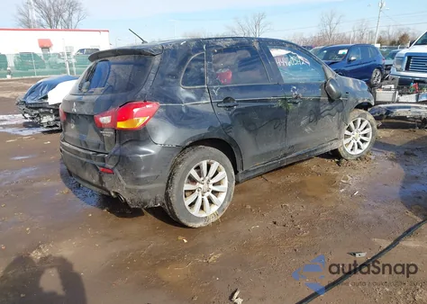 2011 Mitsubishi Outlander Sport Se from USA, damaged, VIN JA4AR4AU8BZ023957